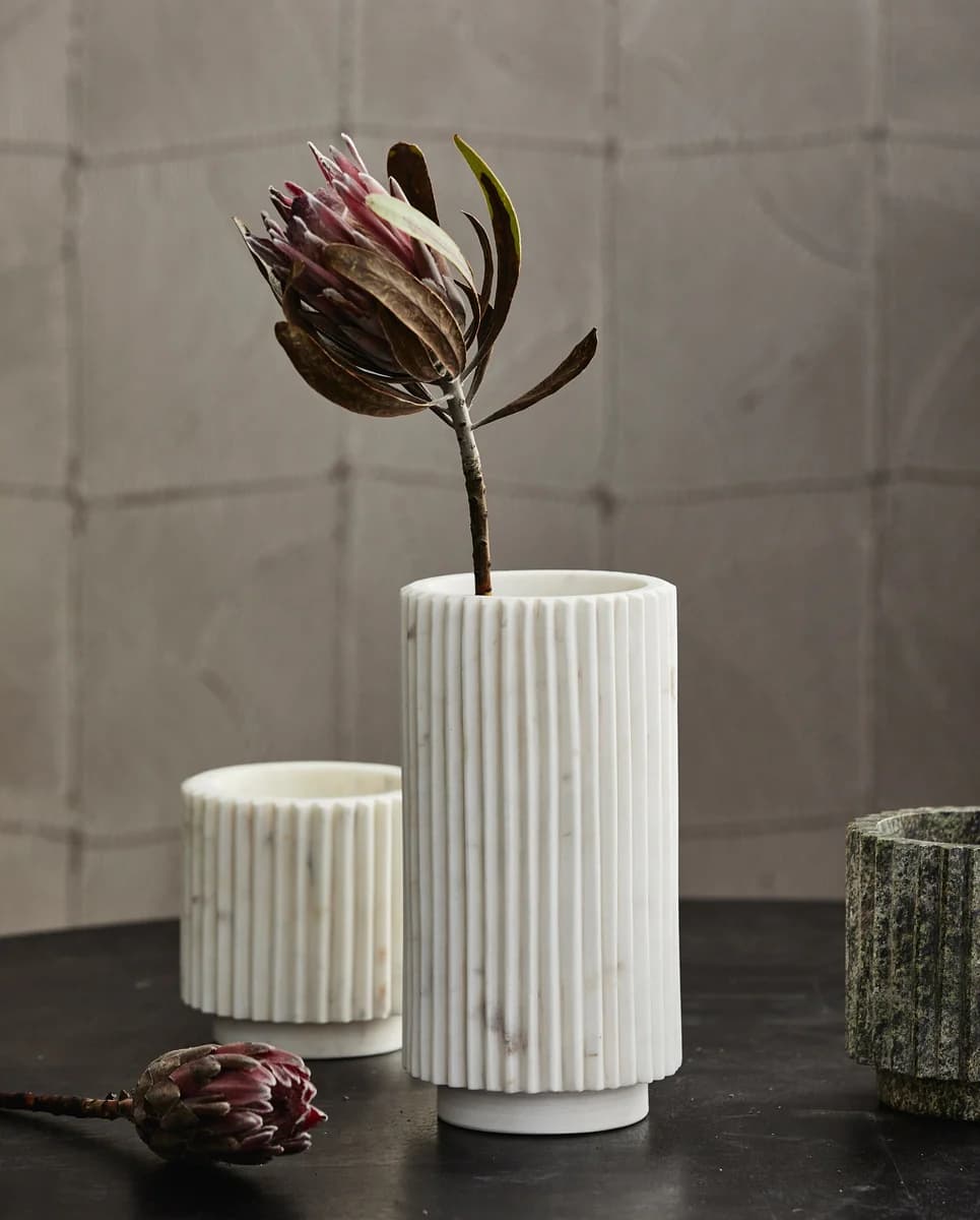 Vase Marbre Blanc